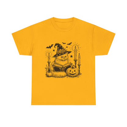 Halloween Cat Witch Tee