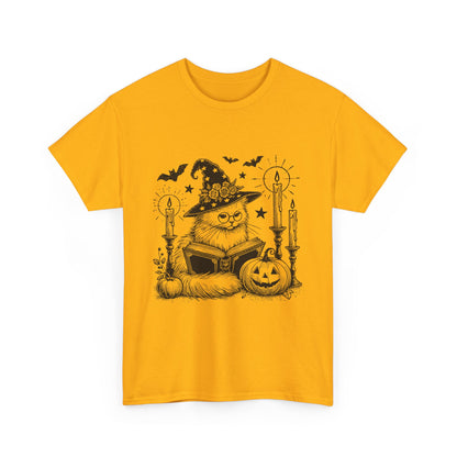 Halloween Cat Witch Tee