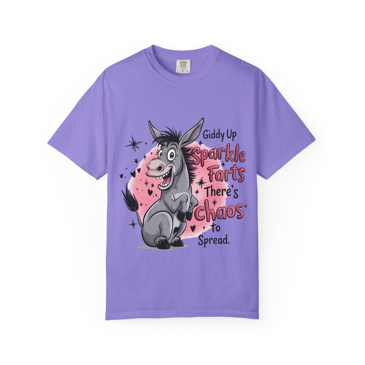 Funny Unisex T-Shirt with Sparkle Farts Design