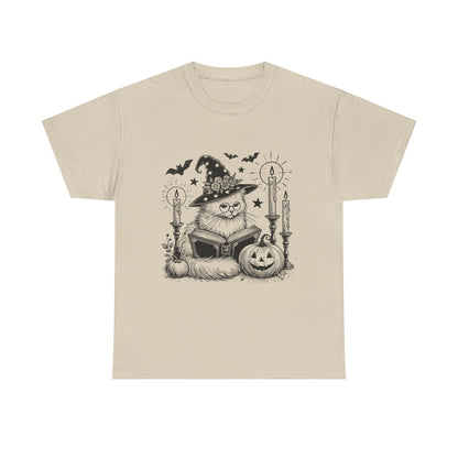 Halloween Cat Witch Tee