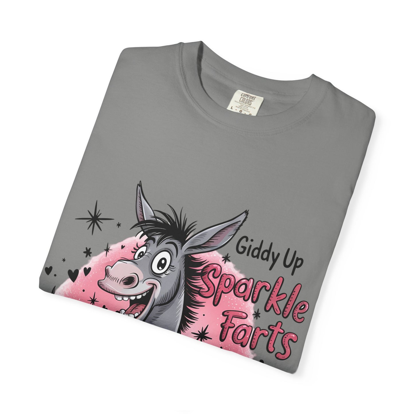 Funny Unisex T-Shirt with Sparkle Farts Design