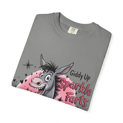 Funny Unisex T-Shirt with Sparkle Farts Design