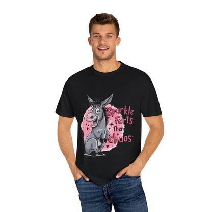 Funny Unisex T-Shirt with Sparkle Farts Design