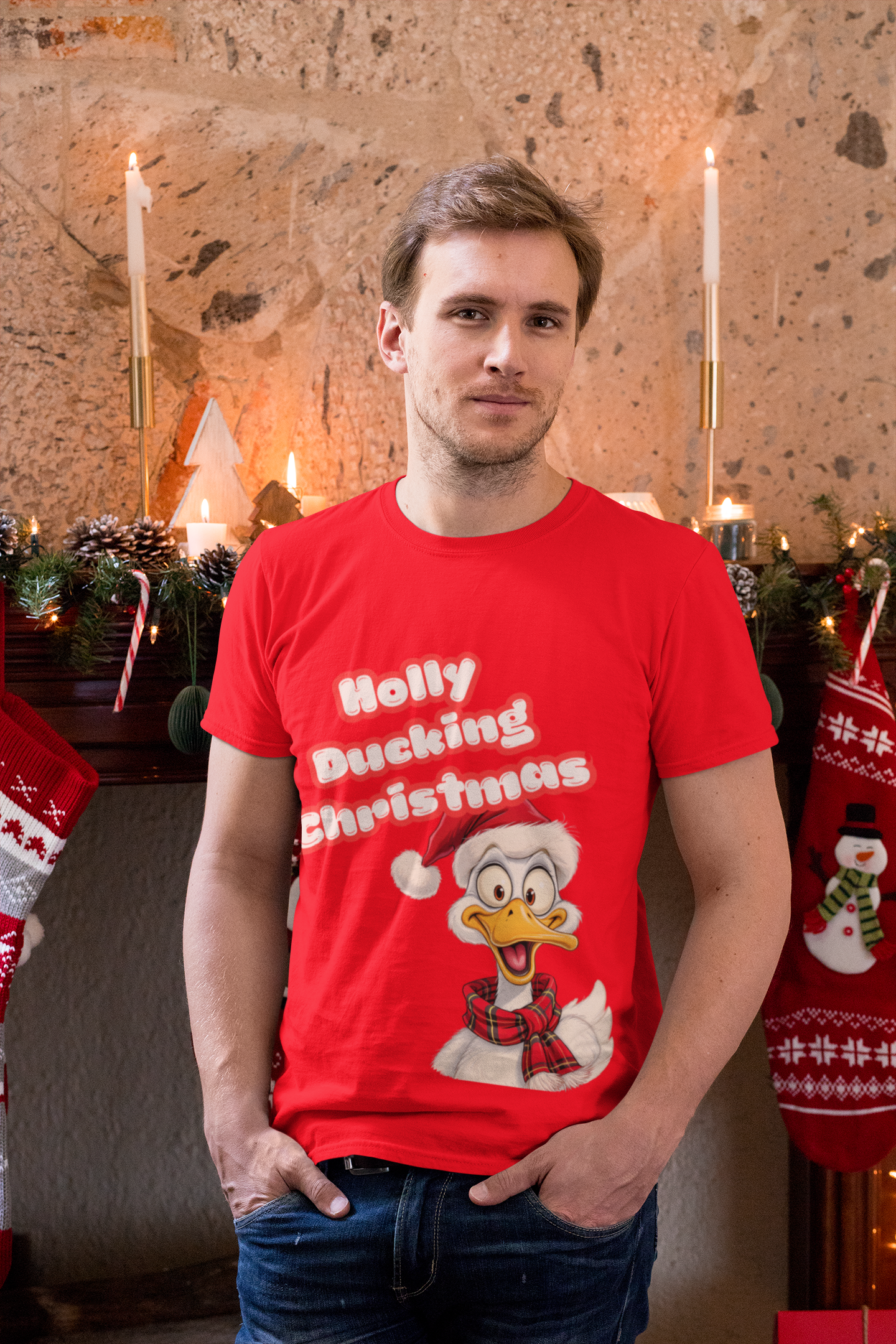 Holly Ducking Christmas Tee