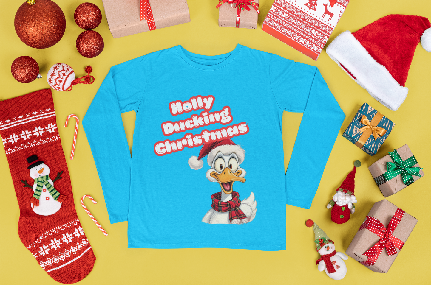 Holly Ducking Christmas Tee