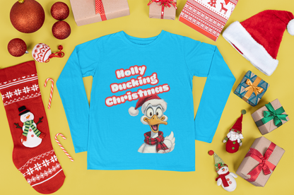 Holly Ducking Christmas Tee
