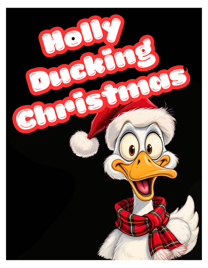 Holly Ducking Christmas Tee