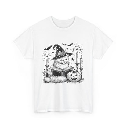 Halloween Cat Witch Tee