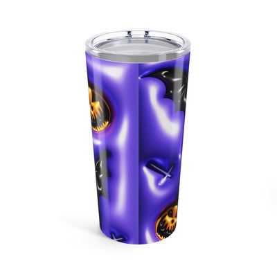 Gothic Tumbler 20oz - Spooky Skulls and Bats