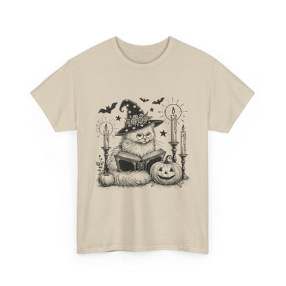 Halloween Cat Witch Tee