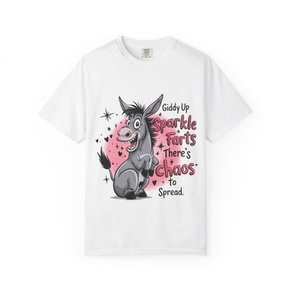 Funny Unisex T-Shirt with Sparkle Farts Design