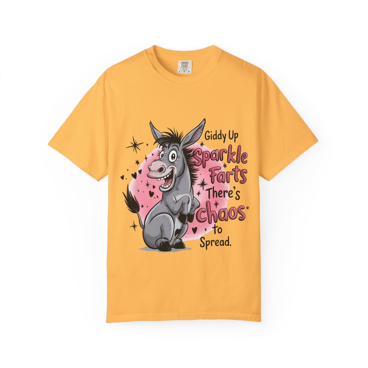 Funny Unisex T-Shirt with Sparkle Farts Design