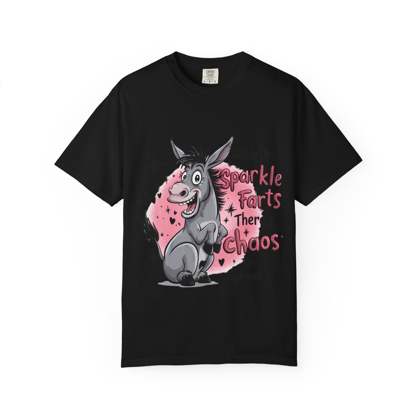 Funny Unisex T-Shirt with Sparkle Farts Design