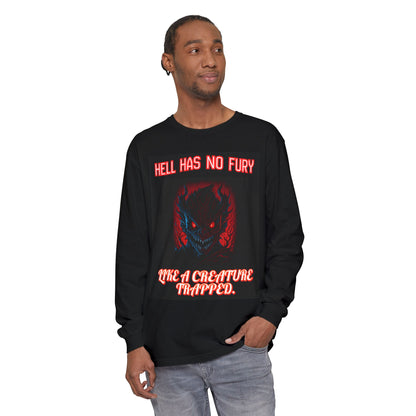 Gothic Long Sleeve T-Shirt, Hell Has No Fury Tee,