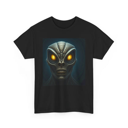 Alien Face Unisex Heavy Cotton Tee